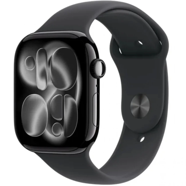 Apple Watch Series 11 GPS 42mm Jet Black Aluminium Case with Black Sport Band MEQT4RK/A