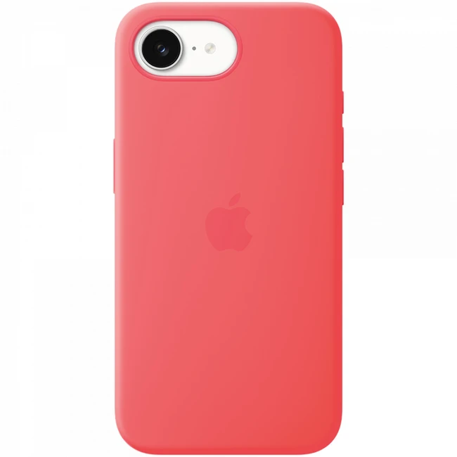 Аксессуары для смартфона Apple iPhone 17e Silicone Case with MagSafe - Bright Guava MHWH4ZM/A