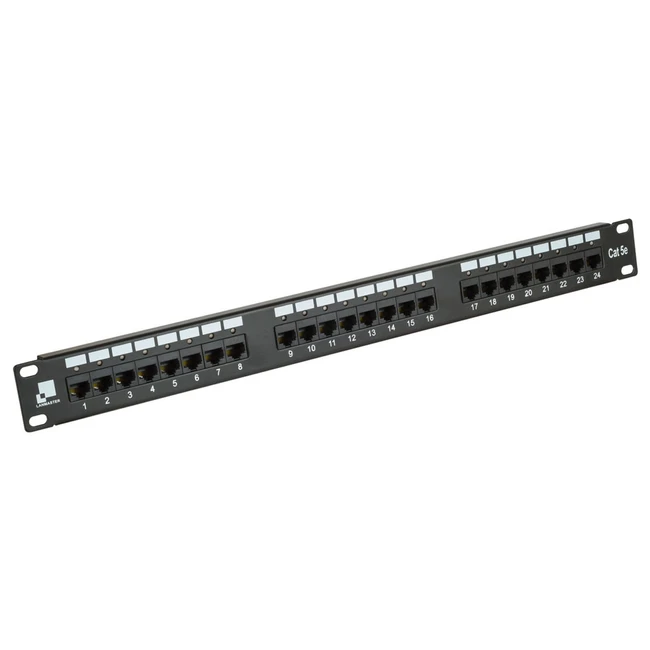 Патч-панель LANMASTER LAN-PPi24U5E 24 порта, UTP, Cat. 5