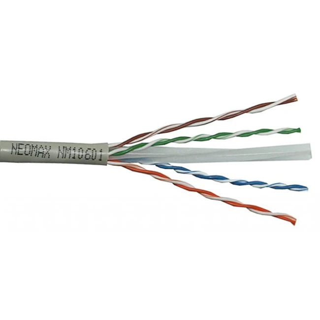 Кабель витая пара Neomax Кабель UTP cat.6 4 пары  (305 м) 0.57мм NM10601
