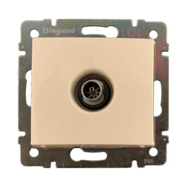 Аксессуар для кабельных сетей Legrand Розетка TV 1.5dB звезда СЛНК VLN 774329