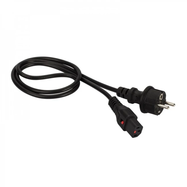 Кабель питания LANMASTER LAN-PP13L/SH-1.0-BK