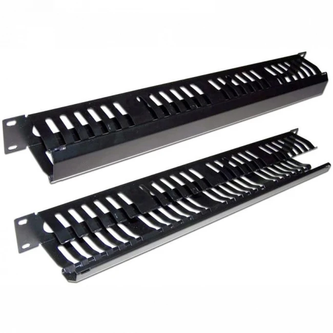 Аксессуар для сервера LANMASTER Кабельный органайзер 19" c крышкой на 24 порта, 2U TWT-ORG/CV24-2U