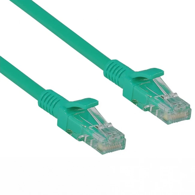 Патч-корд ExeGate UTP-RJ45-RJ45-5e-3M-GN EX258678RUS