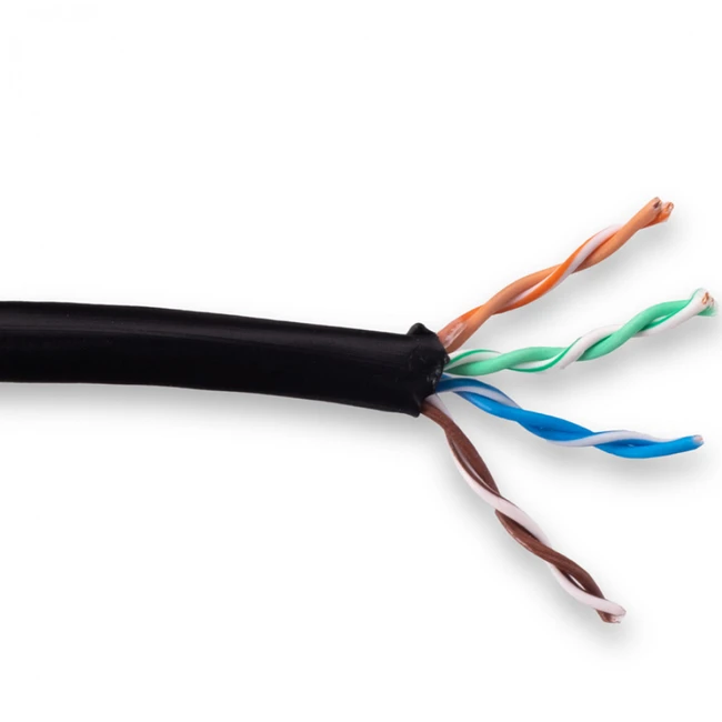 Кабель витая пара СКО AWG24 Premium Outdoor 305м КСС.СКО.UU.C5e.4.04.1.9