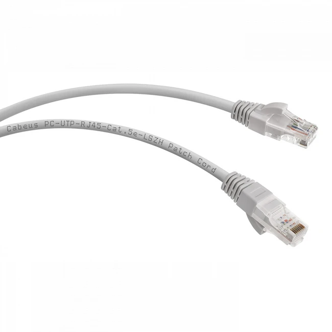 Патч-корд Cabeus PC-UTP-RJ45-Cat.5e-0.5m-LSZH