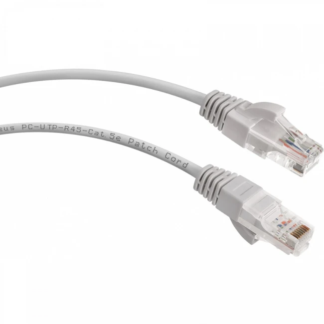 Патч-корд Гарнизон UTP 5e-Cat 1 m серый PC-UTP-5e-1