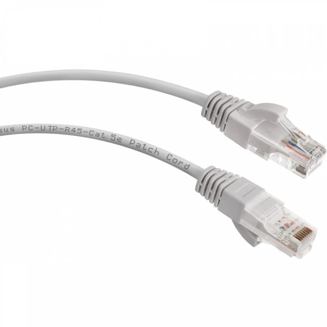 Патч-корд Гарнизон UTP 5e-Cat 5 m серый PC-UTP-5e-5
