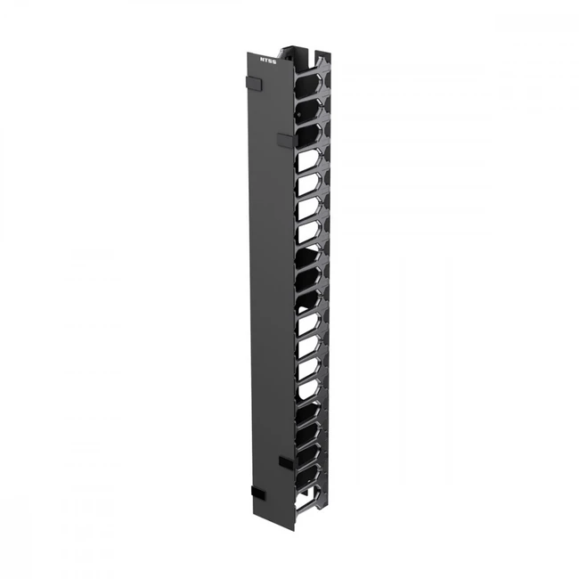 Аксессуар для серверного шкафа NTSS Вертикальный кабельный органайзер 42U (NTSS-VORG-PC-F912-42U-BL)