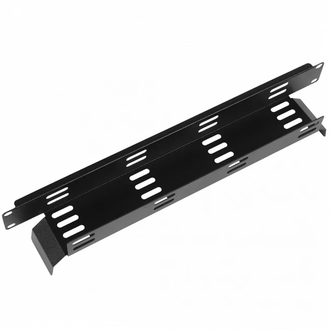 Аксессуар для серверного шкафа ЦМО кабельный органайзер горизонтальный односторонний пластиковый канал (2U) ГКО-Л-1-9005