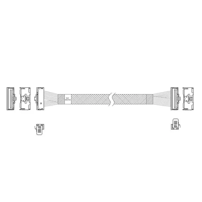 Аксессуар для сервера JPC P7311GB00800-1 Cable MCIO x4