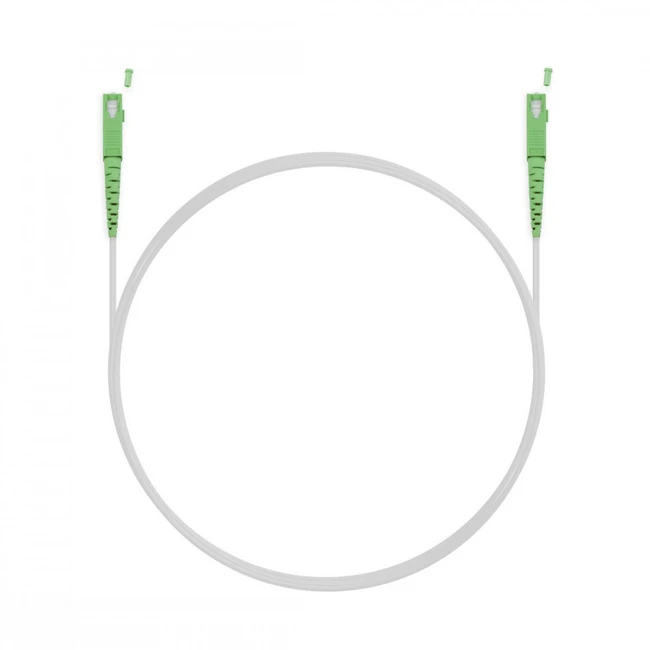 Оптический патч-корд АЗОП SС/APC-SC/APC SM 35 м, Белый, LSZH SС/APC-SC/APC SM 35m