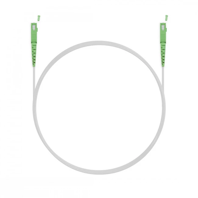 Оптический патч-корд АЗОП SС/APC-SC/APC SM 40 м Белый, LSZH SС/APC-SC/APC SM 40m