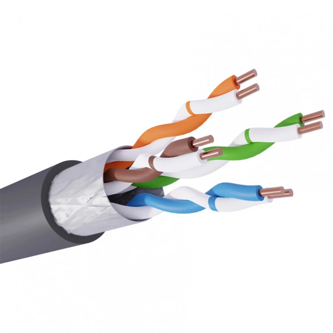 Кабель витая пара NEOLAN F/UTP outdoor PE 4x2x23AWG cat 6 CU (0,57)