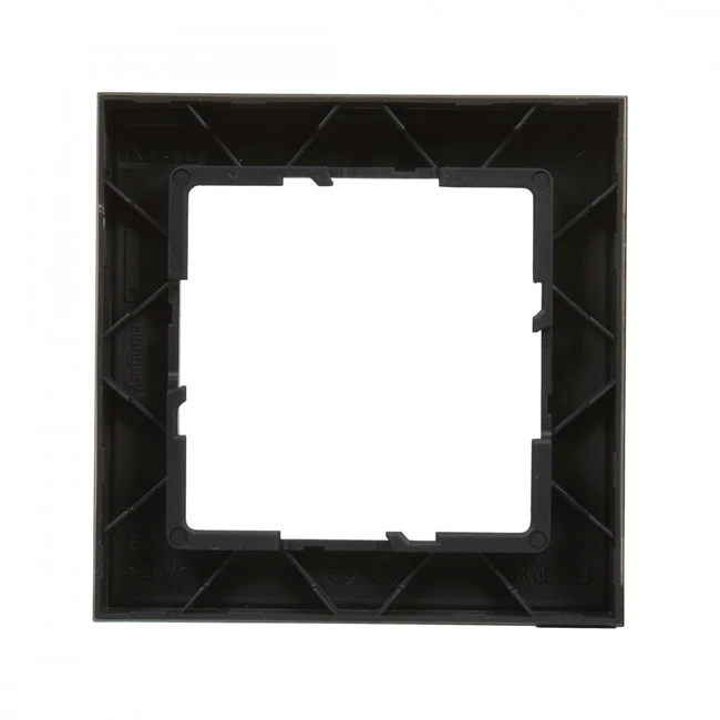 Аксессуар для кабельных сетей Legrand Рамка декор. универсальная 1-постовая Suno Антрацит 721521