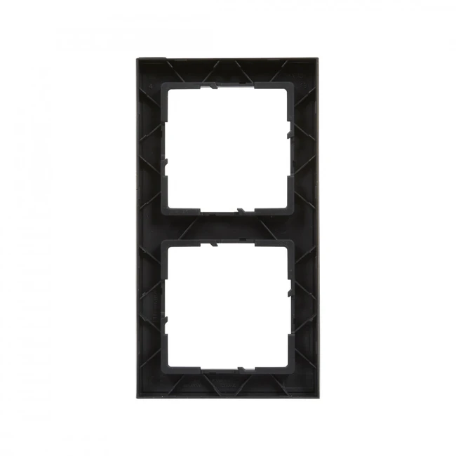 Аксессуар для кабельных сетей Legrand Рамка декор. универсальная 2-постовая Suno Антрацит 721522