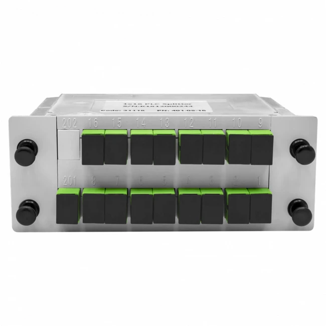 Аксессуар для оптических сетей Alpha Mile Делитель оптический планарный Alpha Mile 1x16-SC/APC 401-05-16