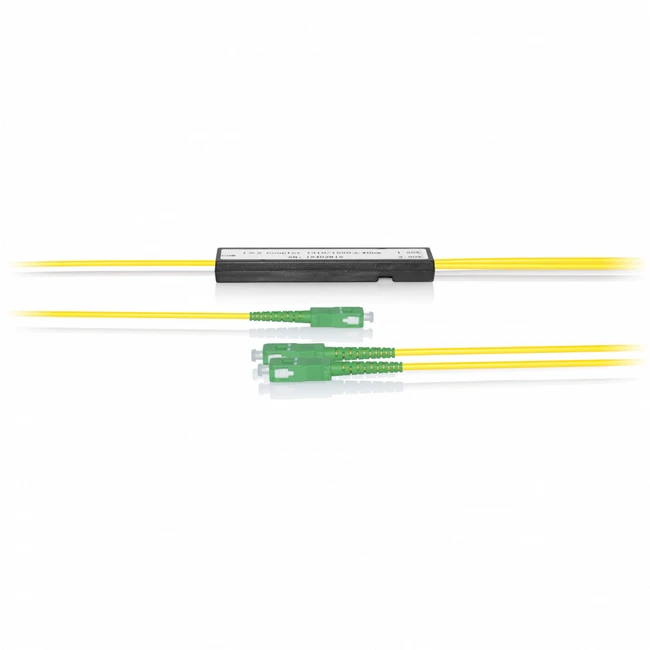 Аксессуар для оптических сетей SNR Делитель оптический корпусный трехоконный 1х2 SC/APC SNR-CPC-1x2-SC/APC