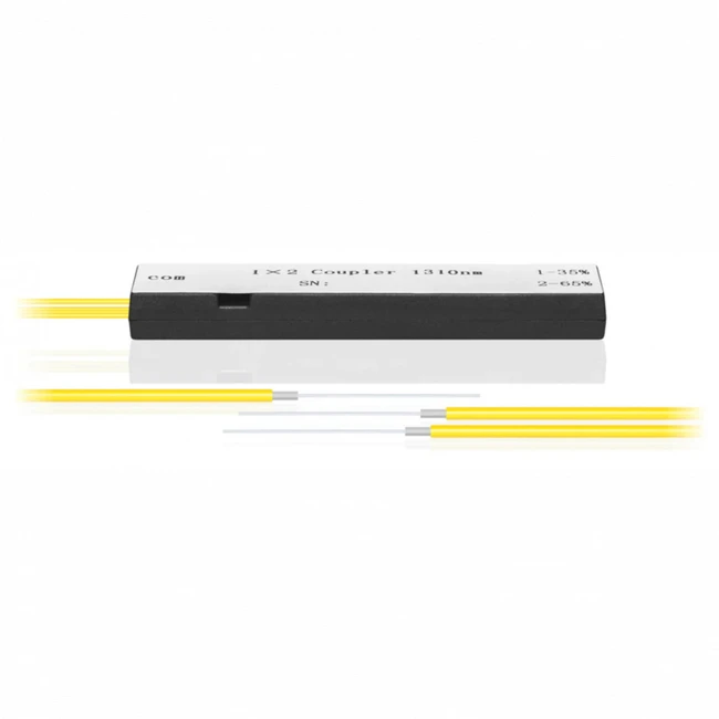 Аксессуар для оптических сетей SNR Делитель оптический корпусный трехоконный 1х2 SNR-CPC-1x2