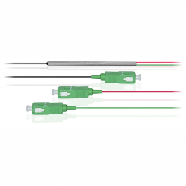 Аксессуар для оптических сетей SNR Делитель оптический бескорпусный трехоконный 1х2-15/85 SC/APC SNR-CP-1x2-15/85-SC/APC