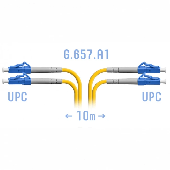Оптический патч-корд SNR SNR-PC-LC/UPC-DPX-A-10m