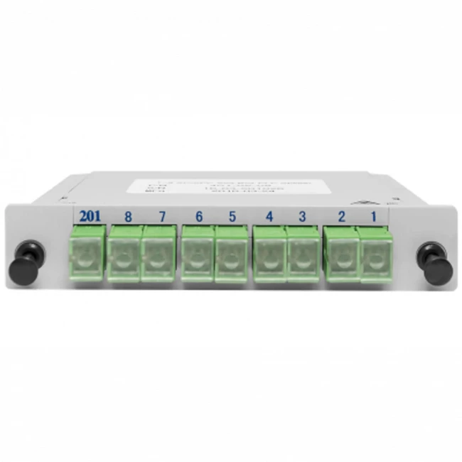 Аксессуар для оптических сетей Alpha Mile Оптический делитель планарный Alpha Mile 1x8-SC/APC 401-05-08