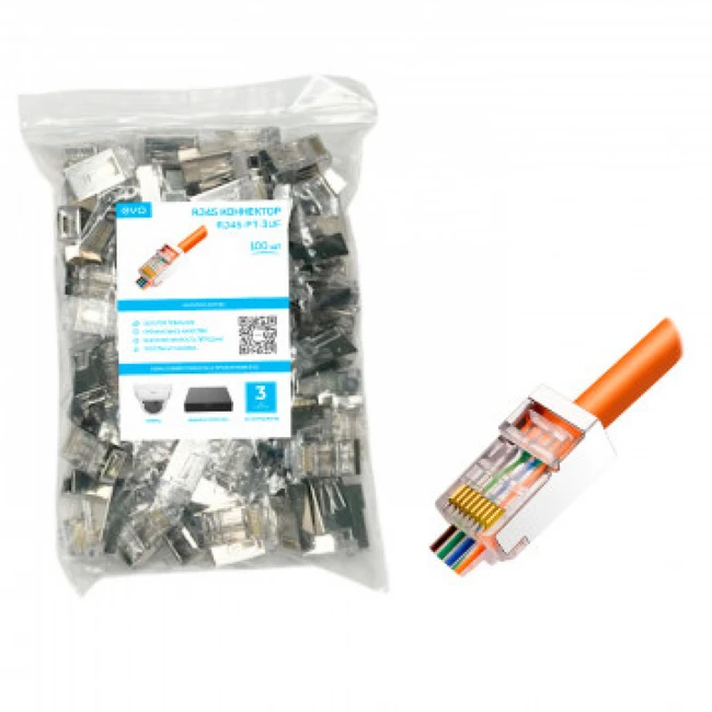 Коннектор Evo RJ45-PT-3UF