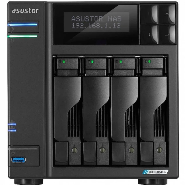 Дисковая системы хранения данных СХД ASUSTOR Asustor Lockerstor 4 Gen2 AS6704T Tower, Tower