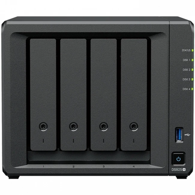 Дисковая системы хранения данных СХД Synology DiskStation DS925+ (Desktop, Desktop)