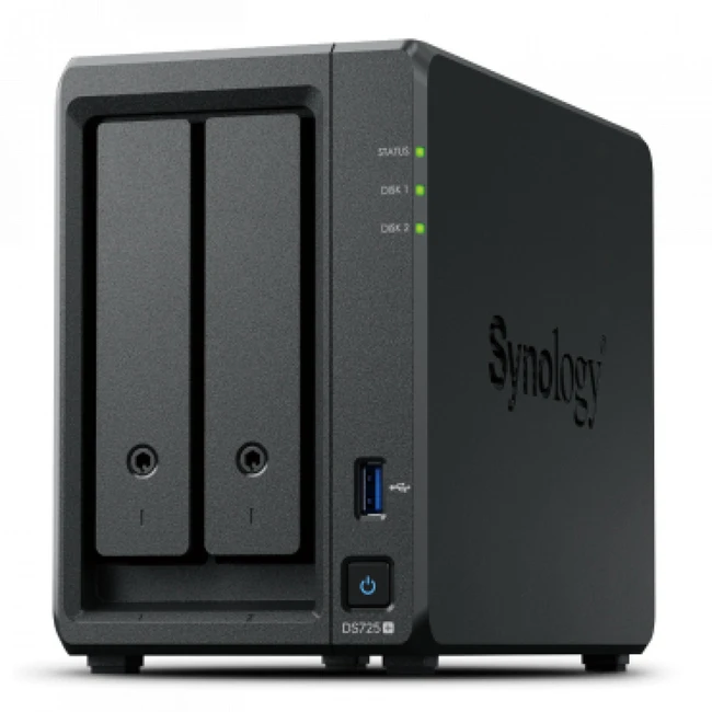 Дисковая системы хранения данных СХД Synology DiskStation DS725+ (Desktop, Desktop)