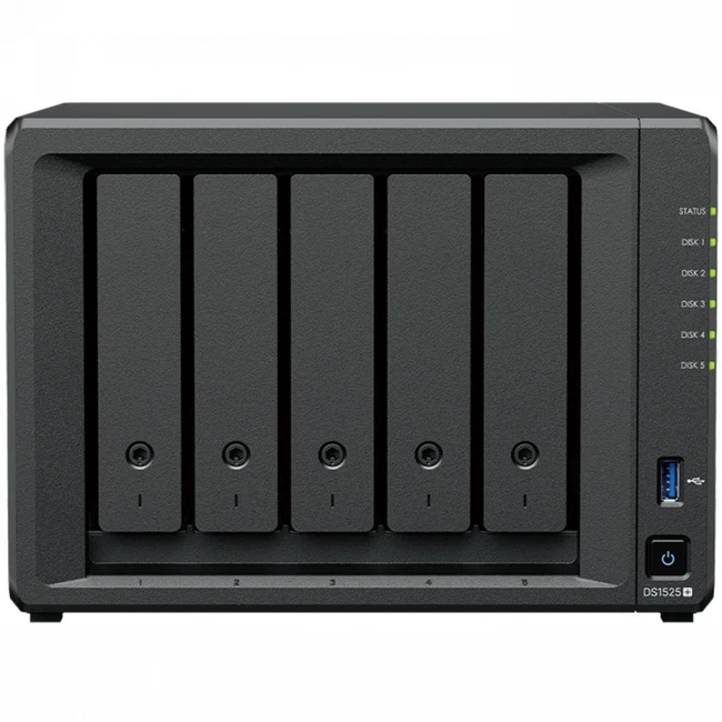 Дисковая системы хранения данных СХД Synology DiskStation DS1525+ Desktop, Desktop