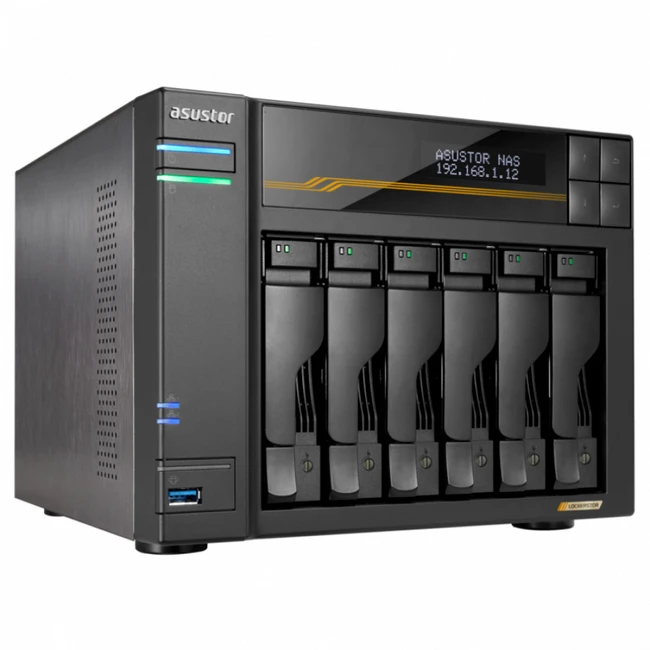 Дисковая системы хранения данных СХД ASUSTOR AS6806T Desktop, Desktop
