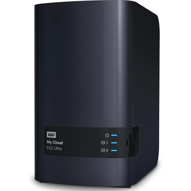 Дисковая системы хранения данных СХД Western Digital EX2 Ultra WDBSHB0000NCH-EEUE (Tower, Tower)