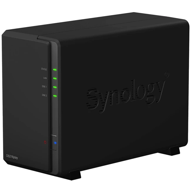 Дисковая системы хранения данных СХД Synology NAS-сервер DS216play 2xHDD (Tower, Tower)