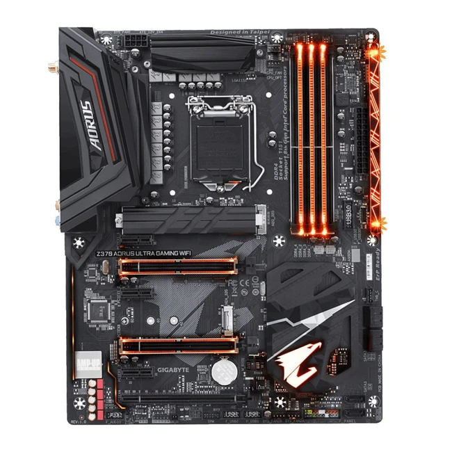 Материнская плата Gigabyte Z370 AORUS Ultra Gaming WiFi GA-Z370-AORUS ULTRA GAMING WIFI-OP ATX, LGA 1151