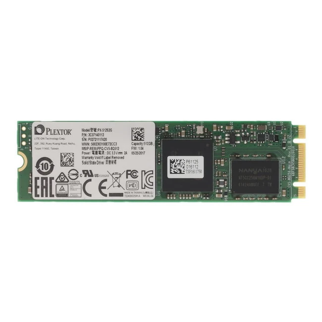Жесткий диск Plextor PX-512S2G SSD (твердотельные), 512 ГБ, M.2, PCIe