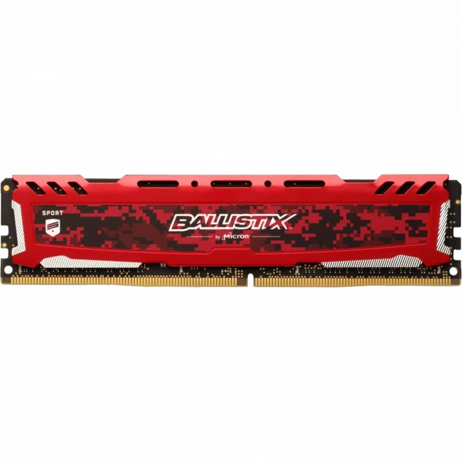 ОЗУ Crucial Ballistix Sport LT Red BLS8G4D32AESEK (DIMM, DDR4, 8 Гб, 3200 МГц)