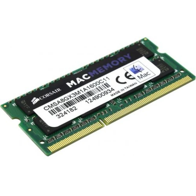 ОЗУ Corsair DDR3L 8Gb 1600MHz CMSA8GX3M1A1600C11 (SO-DIMM, DDR3, 8 Гб, 1600 МГц)