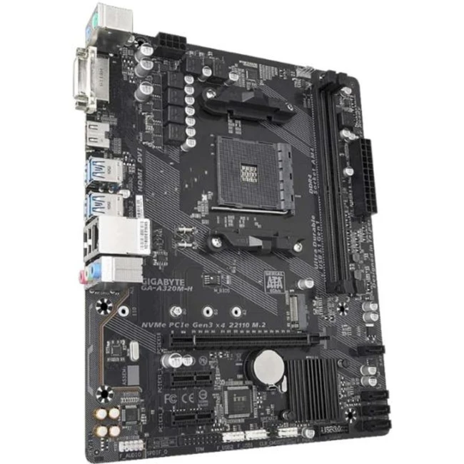 Материнская плата Gigabyte GA-A320M-H (Micro-ATX, AMD AM4)