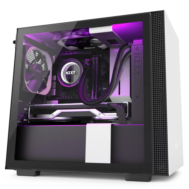 Корпус NZXT H210i Matte White\Black CA-H210I-W1 Mini-Tower