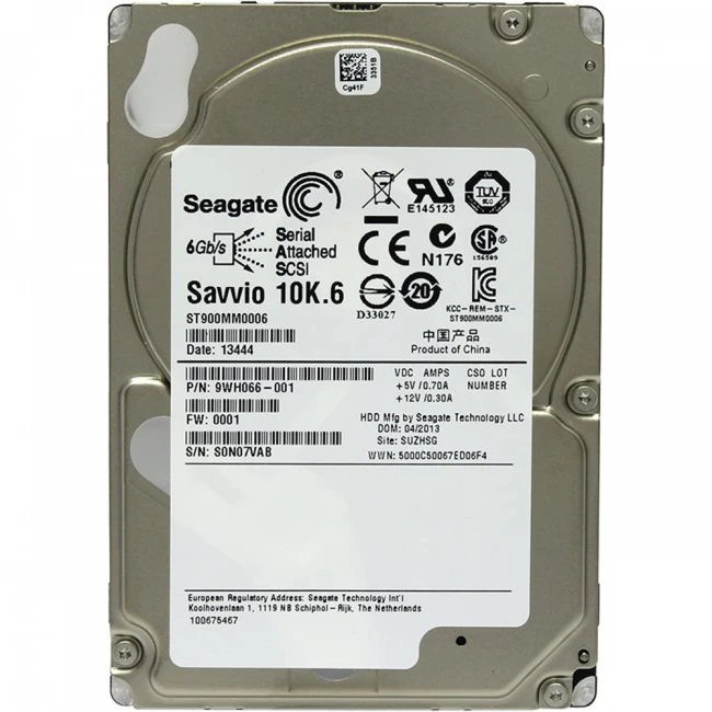 Серверный жесткий диск Seagate Savvio 300GB 6G 10K SAS 128MB 2.5 ST300MM0006 (HDD, 2,5 SFF, 300 ГБ, SAS)