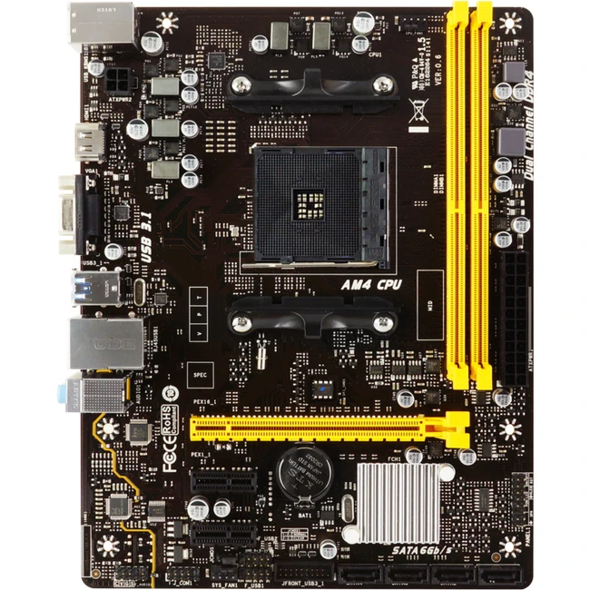 Материнская плата BIOSTAR A320MH Micro-ATX, AMD AM4