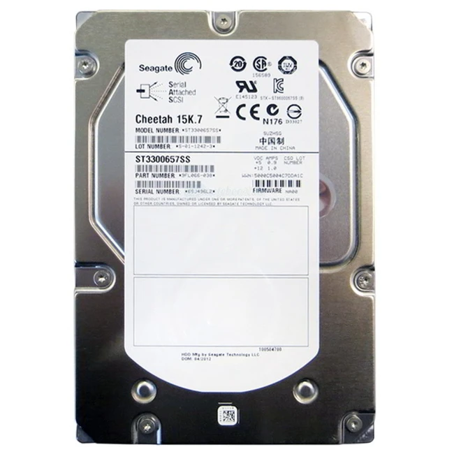 Серверный жесткий диск Seagate Cheetah 15K.7 ST3300657SS HDD, 3,5 LFF, 300 ГБ, SAS