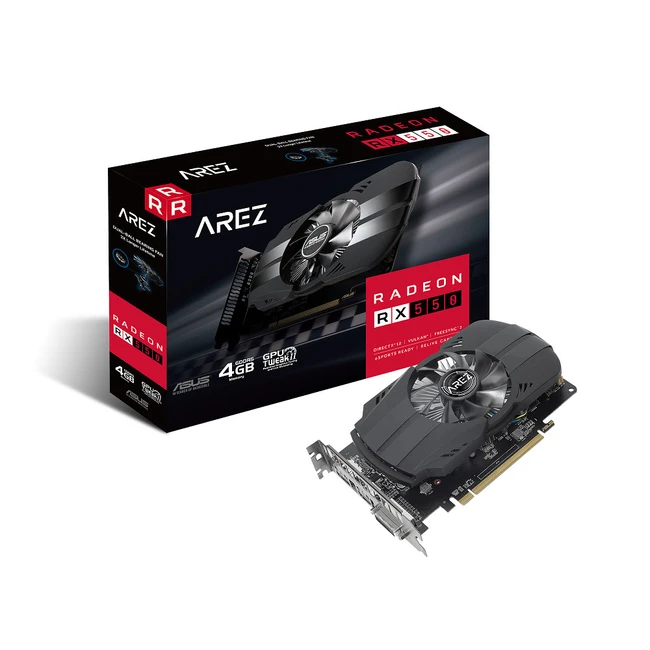 Видеокарта Asus AREZ Phoenix Radeon RX 550 AREZ-PH-RX550-4G-M7 (4 ГБ)