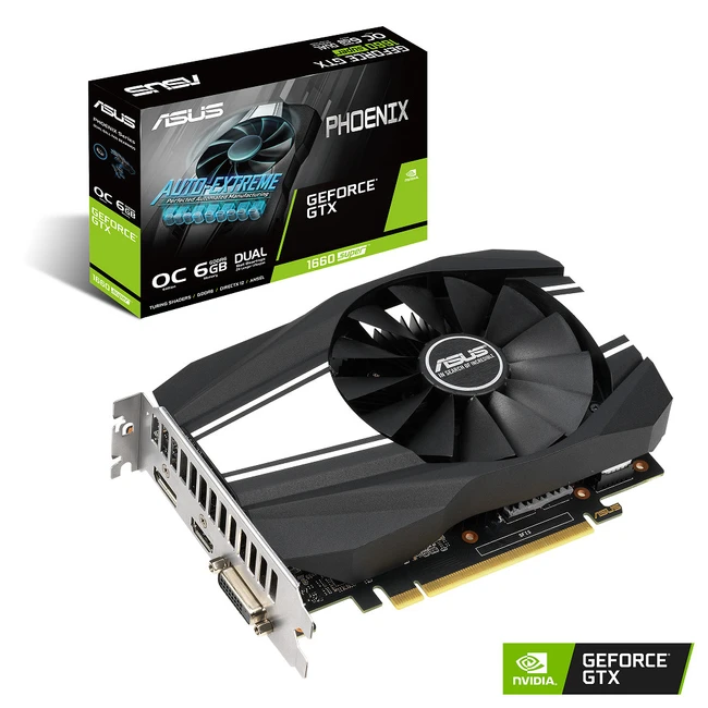 Видеокарта Asus Phoenix GeForce GTX 1660 SUPER OC edition PH-GTX1660S-O6G 6 ГБ