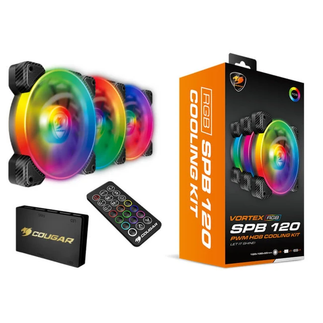 Система охлаждения Cougar VORTEX RGB SPB 120 CF-V12SET-SPBRGB