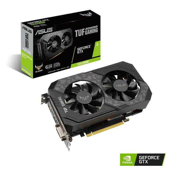 Видеокарта Asus TUF Gaming GeForce GTX 1660 SUPER OC Edition TUF-GTX1660S-O6G-GAMING 6 ГБ