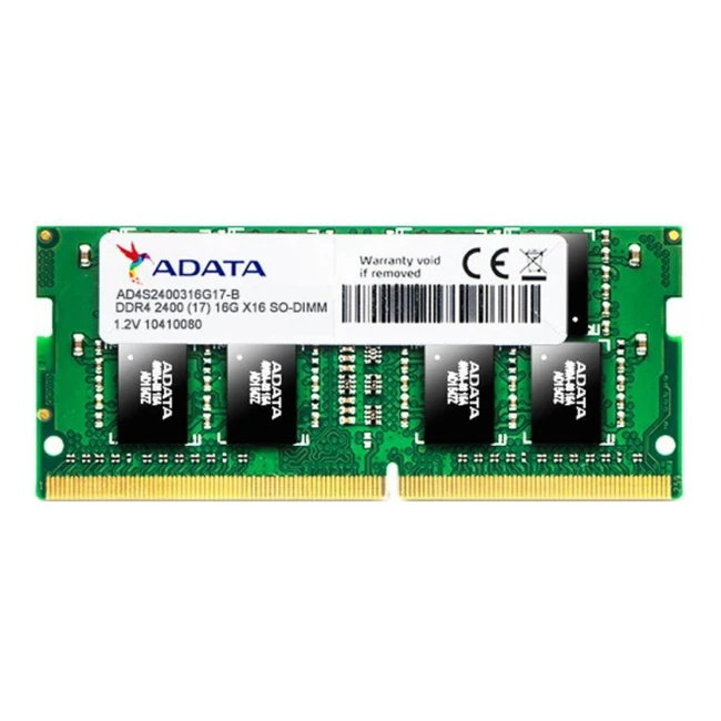 ОЗУ ADATA AD4S2400316G17 AD4S2400316G17-SBK (SO-DIMM, DDR4, 16 Гб, 2400 МГц)