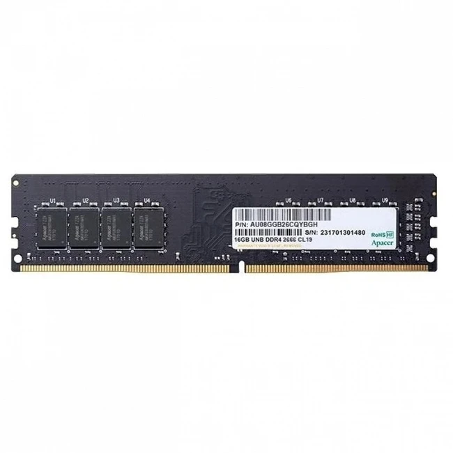 ОЗУ Apacer AU08GGB26CQYBGH DIMM, DDR4, 8 Гб, 2666 МГц