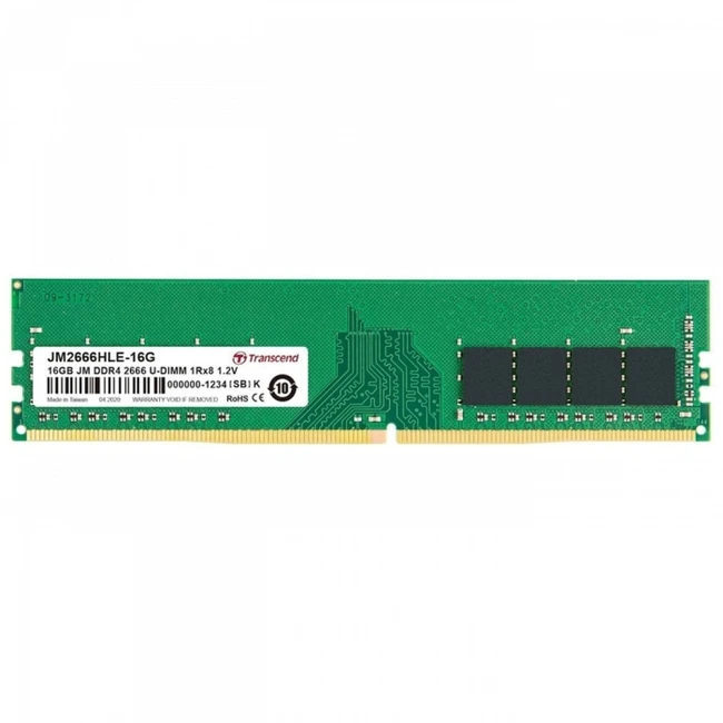 ОЗУ Transcend JM2666HLE-16G DIMM, DDR4, 16 Гб, 2666 МГц